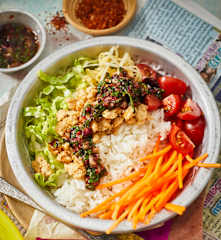 Thai-Hähnchen-Bowl