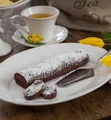 Salame di cioccolato (vegan)