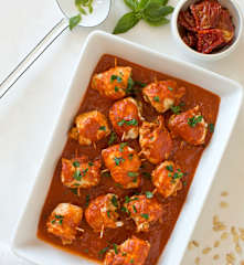 Kurutulmuş Domates Pesto Dolgulu Tavuk Göğsü