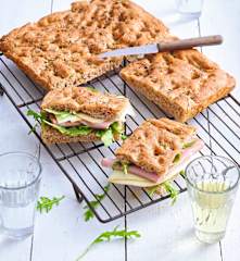 Focaccia aux herbes