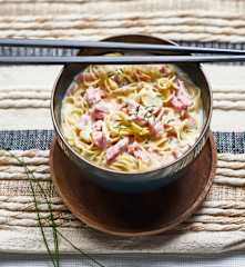 Ramen carbonara