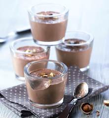 Entremets chocolat-noisette
