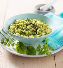 Frankfurter Kräuter-Risotto