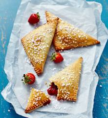 Erdbeer-Buttermilch-Dreiecke