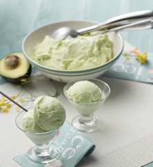 Helado de aguacate