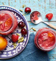 Compotée de fruits d'été aux épices
