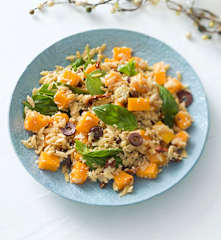 Pumpkin and antipasto risoni salad