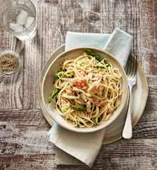 Crab linguine