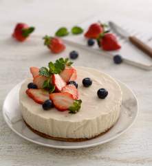 草莓乳酪蛋糕(無麩質)