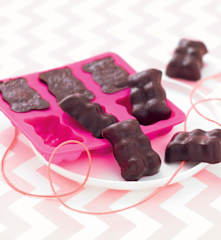 Petits oursons guimauve-chocolat