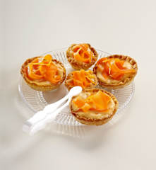 Minitartelettes à la carotte et à la crème d'orange