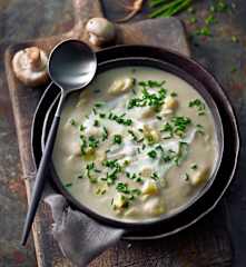 Gnocchi-Pilz-Rahmsuppe