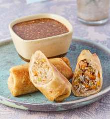 Rollitos primavera de camarón