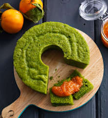 Torta di spinaci e carote al vapore