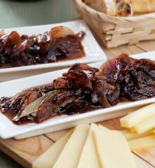 Compota de cebolla roja