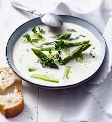 Spargel-Mascarpone-Suppe