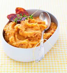 Purée de pommes de terre au chorizo