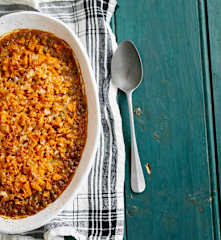 Estufado de lentilhas com legumes