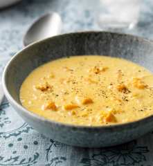 Süsskartoffel-Mais Suppe