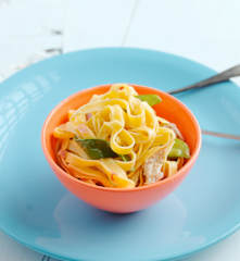 Tagliatelle de peru carilado