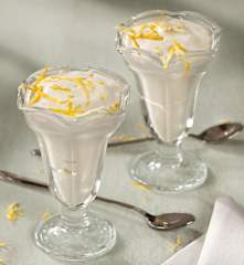 Crema helada de limón