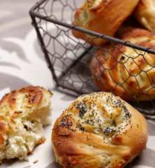 Panecillos de queso de cabra