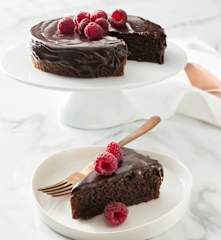 Health by chocolate torte
