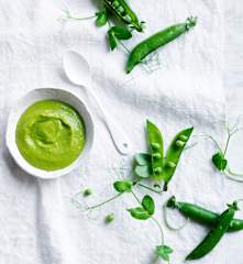 Corn, pea and turmeric purée (6-9 months)