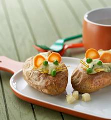 Ofenkartoffel Mickey Mouse