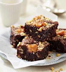 Karamell-Nuss-Brownies