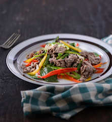 Manzo piccante ai peperoni