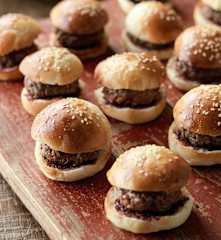 Canapè mini hamburger