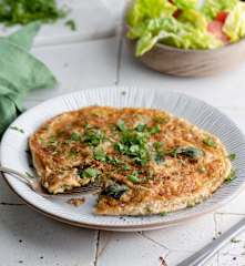 Courgette-omelet (1800 kcal)