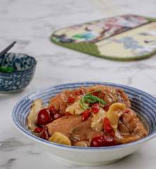 真空慢煮药材鸡