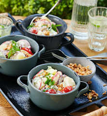 Bunter Zaziki-Kartoffelsalat