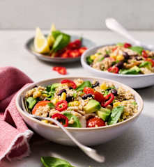 Tex-Mex-Hähnchen und Quinoa-Salat