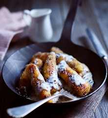 Schupfnudeln mit Vanillesauce