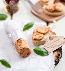 Butter with Sun-dried Tomatoes, Basil and Parmesan