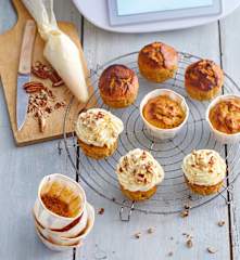 Cupcakes à l'orange et panais