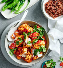 Makrut lime fish curry with quinoa (Diabetes)