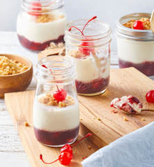 Cheesecake de chocolate blanco