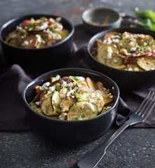 Orange Bulgur with Roasted Vegetables
