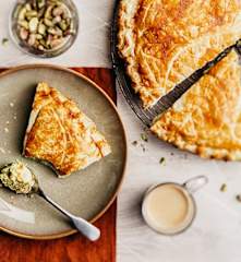 Galette pistache et fleur d'oranger