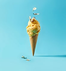 Golden Milk Eis