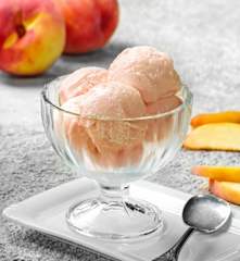Frozen yogurt alla pesca