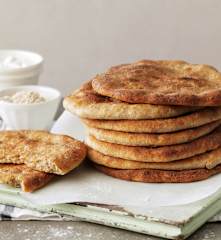 Pan plano de centeno