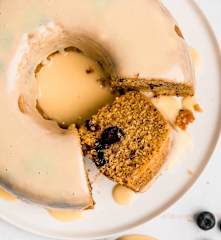 Queque de arándanos