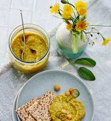 Grüne Bohnen-Hummus