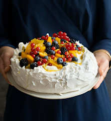 Pavlova aux fruits d'hiver
