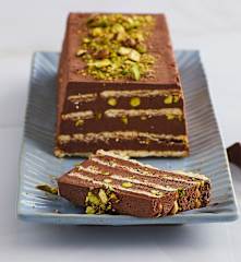 Mattonella al fondente e pistacchi (senza lattosio)